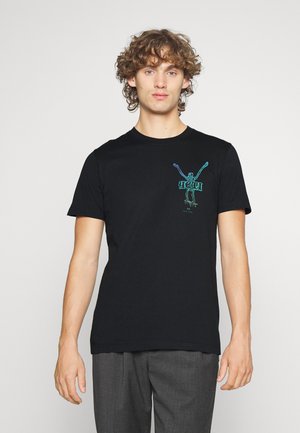 SLIM FIT TSHIRT YETI - T-shirts print - black