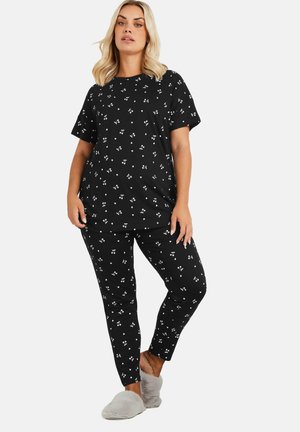 Yours Clothing SET - Pyjama set - black
