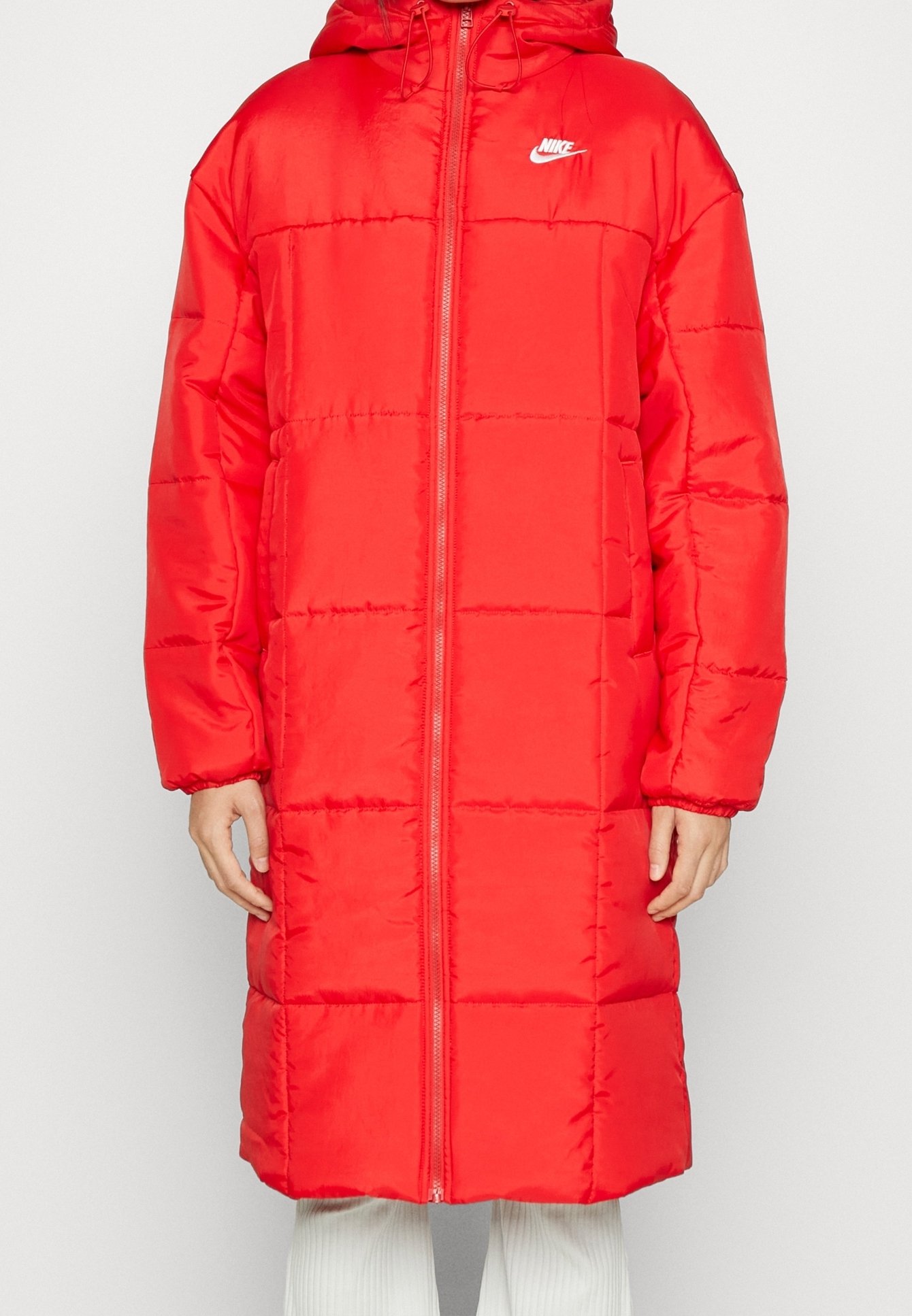 nike down filled long padded parka