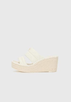 SUSAN - Heeled mules - white