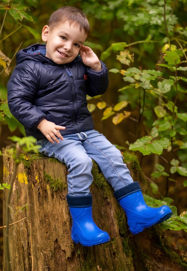 WARMFUTTER ULTRALEICHT – Gummistiefel – blau