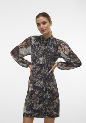 Vero Moda VMMIA BOW DRESS - Φόρεμα ημέρας - black