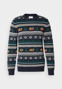 Não selecionado, navy