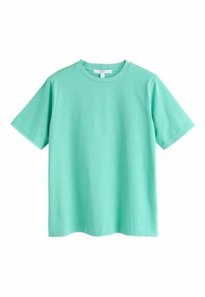 REGULAR FIT  SHORT SLEEVE CREW NECK - T-shirts basic - aqua blue