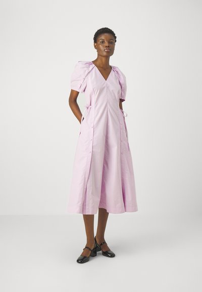 3.1 Phillip Lim BLOOM V-NECK BUTTON PLACKET - Freizeitkleid - wisteria