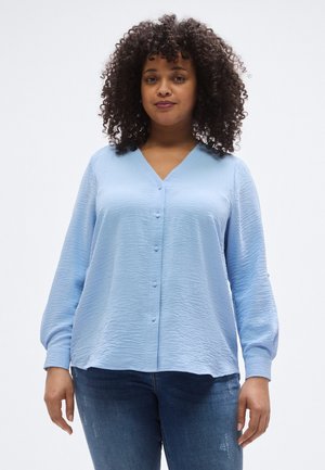 CARJANA METTE LIFE V NECK SHIRT - Blúz - light blue