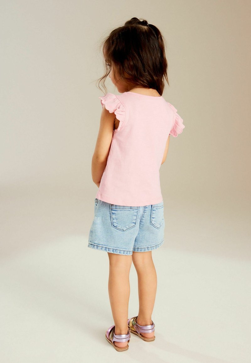 Next SCALLOP-REGULAR FIT - Tričko s potlačou - pink