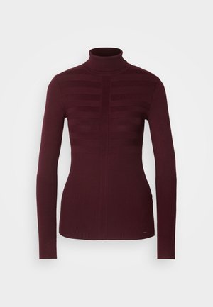 Morgan MENTOS - Neule - lie de vin