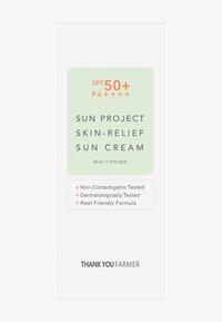 Thank You Farmer SUN PROJECT SKIN RELIEF SUN CREAM - Zonnebrandcrème - black