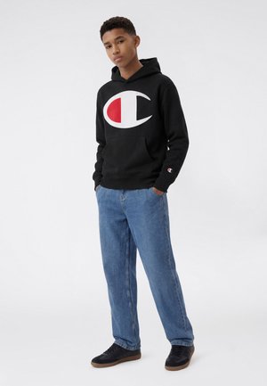 Champion, CHAMPION HOODED SWEATSHIRT BLACK CHAMPION - Hoodie - black