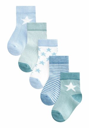 5 PACK STAR - Socks - blue green