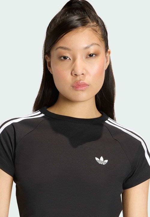 adidas SST Baby T-Shirt Asia Sizing 'White Black' (Women's) — foto 3