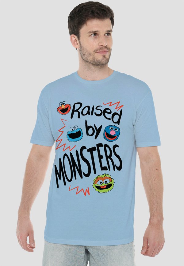 SESAME STREET RAISED BY MONSTERS - T-Shirt print