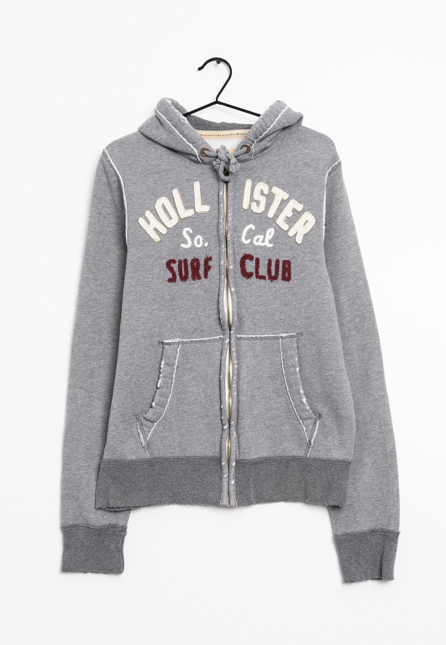 Hollister Sweatjacke grey/grau (Pre-owned) Zalando