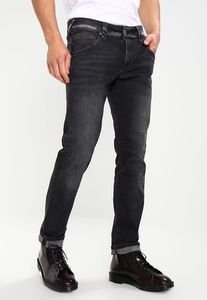 Jeans straight leg - grey denim