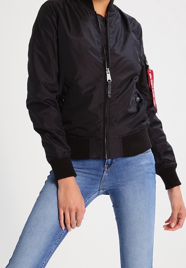 Alpha Industries Giubbotto Bomber - black
