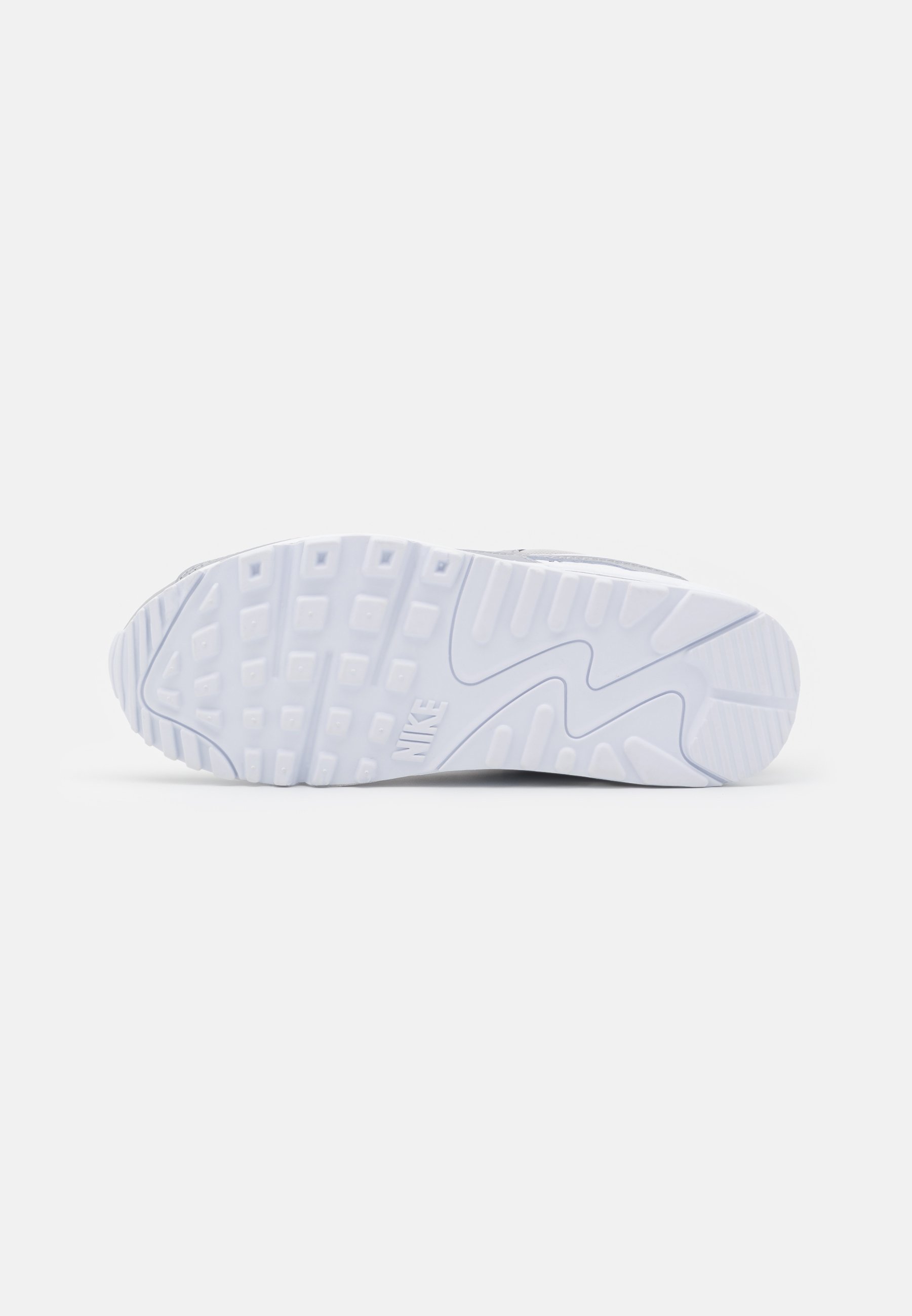Nike Sportswear AIR MAX 90 - Sneaker low - light smoke grey/white/summit  white/grey fog/chile red/grau - Zalando.de