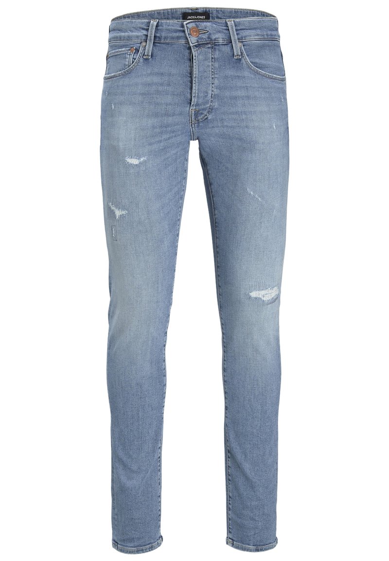 jack & jones Slim fit jeans blauw denim/bluedenim