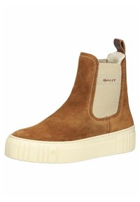 GANT Stiefelette - cognac+dry sand