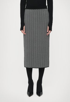 MIDI SKIRT - Uska suknja - grey