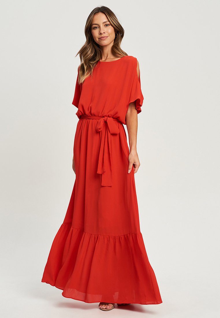 WAL G. VALENTINA - Vestito lungo - cherry red/rosso