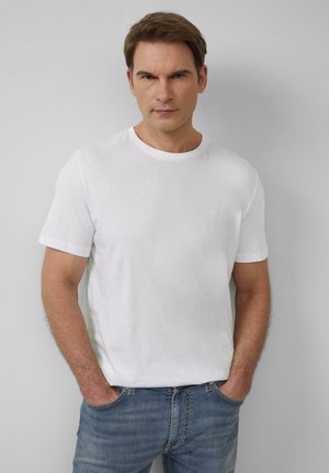 MIT KLEINEM LOGO - T-Shirt basic - weiß