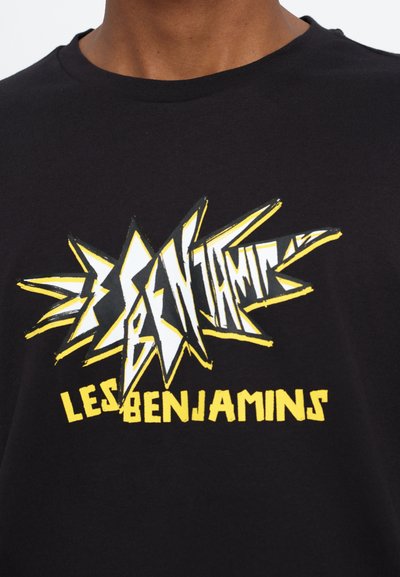 Les Benjamins SHORT SLEEVE TEE UNISEX - Μπλουζάκι με στάμπα - noir