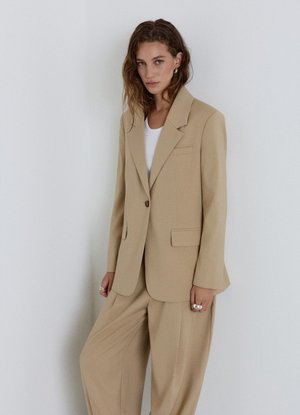 Calliope, GIACCA TINTA UNITA - Blazer - beige