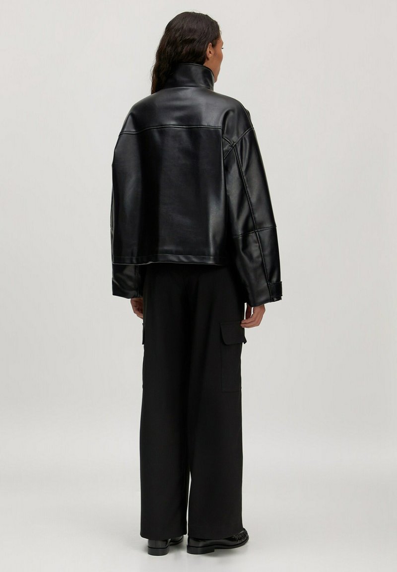 EDITED AGATHA - Faux leather jacket - schwarz/black - Zalando