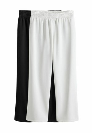 REGULAR FIT - 2 PACK JOGGERS - Pantaloni sportivi - black white
