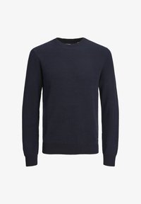 Jack Jones EGLOBE CREW NECK Maglione blau/blu scuro