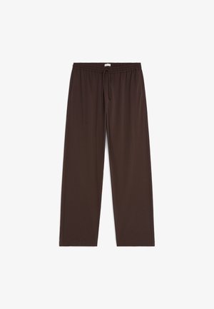 ARKET, ARKET PULL-ON TROUSERS - Pantalon de survêtement - brown melange
