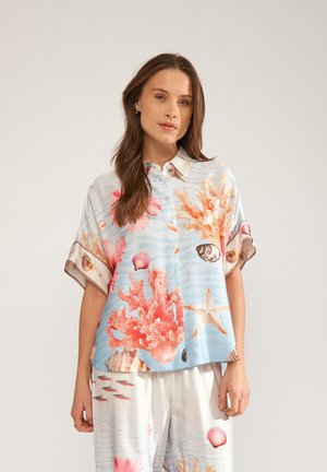 Nümph NUOCEANA SHIRT - Button-down blouse - skyway