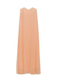 STRAPLESS GEPLOOIDE - Maxikleid - coral