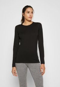 Icebreaker - MERINO MERINO MID WEIGHT OASIS - Langarmshirt - black Thumbnail-Bild 1