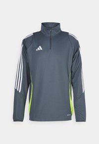 TIRO24 TRAINING TOP - Bluză cu mânecă lungă - team onix/semi solar yellow