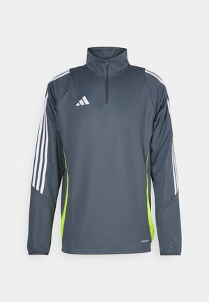 adidas Performance TIRO24 TRAINING TOP - Long sleeved top - team onix/semi solar yellow