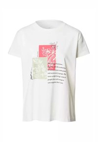 T-Shirt print - beżowy