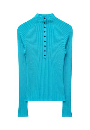 & OTHER STORIES, & OTHER STORIES RIB-KNIT TOP - Pullover - turquoise