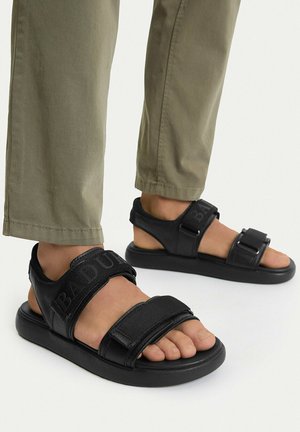 BADURA, BADURA MEN'S SANDALS BLACK - Sandali - black