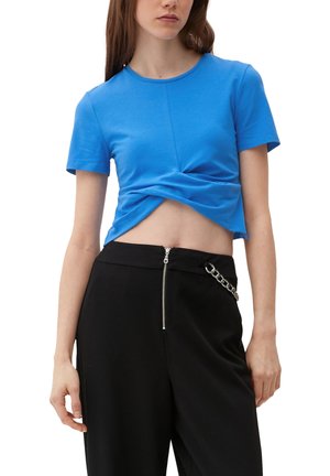 MIT KNOTENDETAIL - T-shirt basic - royalblau