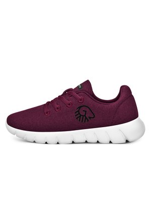 MERINO RUNNERS - Sneaker low - burgunder