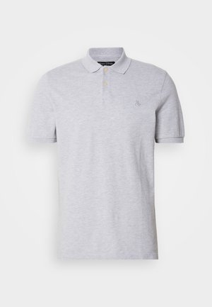 Marc O'Polo SHORT SLEEVE BUTTON PLACKET SLITS AT HEM - Polo shirt - iron grey melange