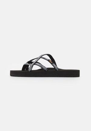 OLOWAHU - Outdoorsandalen - palms black/white