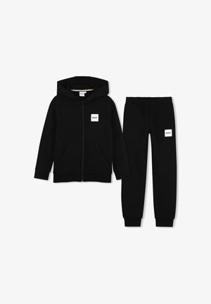BOSS Kidswear, TRACK SUIT KIDS TEENS SET - Анцуг - black
