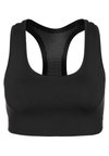 ICONIC BRA - Medium support sports bra - black