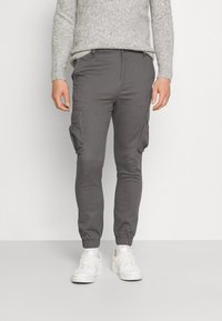 Pier One Calças cargo - dark grey