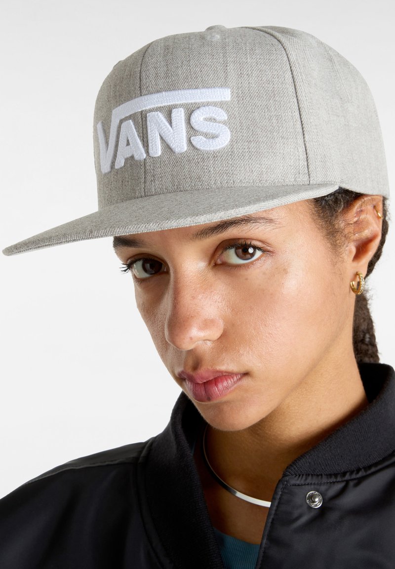 Vans DROP V II SNAPBACK - Gorra - heather suiting