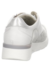 Waldläufer RAMONA - Casual lace-ups - weiss silber