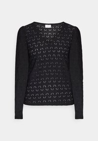 VIZUZAN V-NECK - Blouse - black beauty